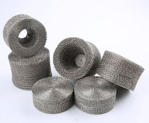 Compressed Knitted Wire Mesh