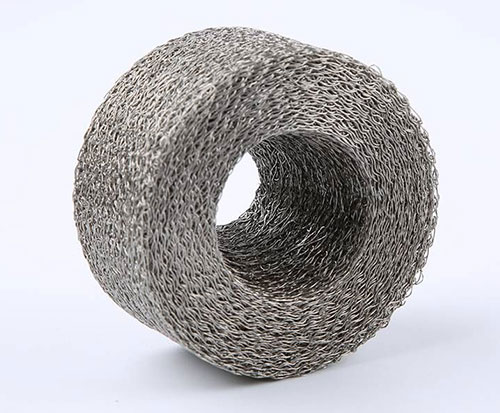 Compressed Knitted Wire Mesh